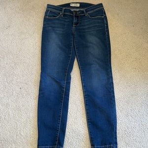 Free People Dark Wash Ankle Skinny Jean